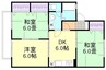 水島臨海鉄道水島本線/福井駅 徒歩10分 2階 築31年 3DKの間取り