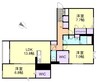 ラヴィータⅡ 3LDKの間取り
