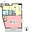 水島臨海鉄道水島本線/倉敷市駅 徒歩18分 1階 築29年 1Kの間取り