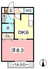 水島臨海鉄道水島本線/倉敷市駅 徒歩18分 1階 築23年 1DKの間取り