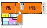 ル・シエル 1LDKの間取り