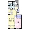 ベニアージュ　Ｄ 1LDKの間取り