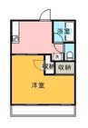 上東コーポ　東 1DKの間取り