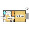 水島臨海鉄道水島本線/球場前駅 徒歩10分 1階 築25年 1Kの間取り