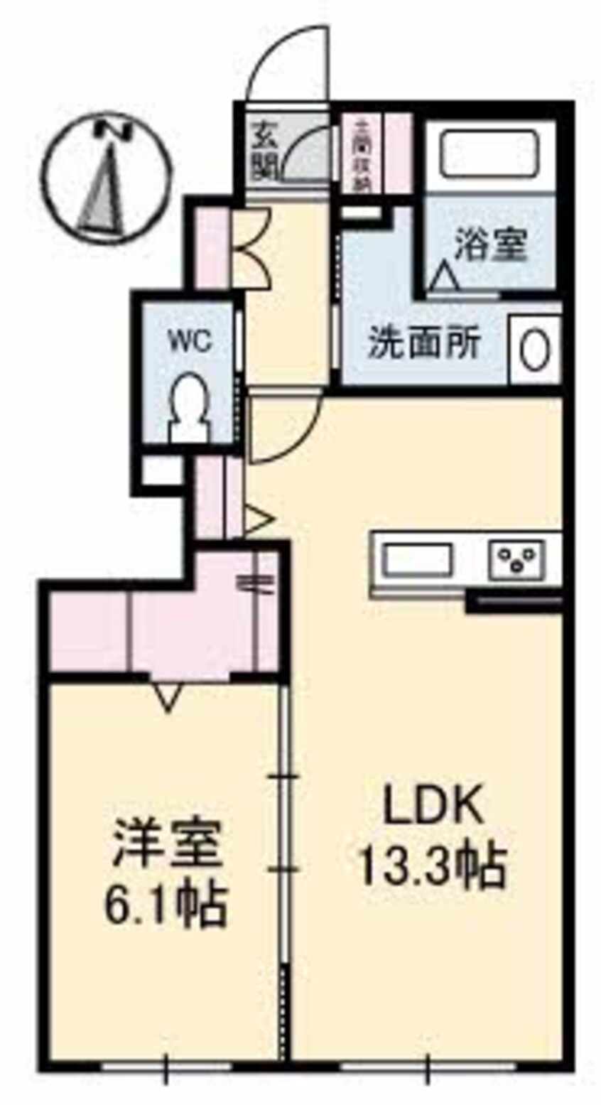 間取図 レザンオークス