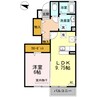 オズ　パディ 1LDKの間取り
