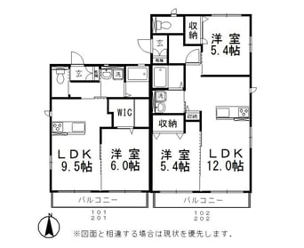 間取図 ティエラB