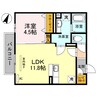 水島臨海鉄道水島本線/西富井駅 徒歩36分 1階 築11年 1LDKの間取り