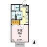 サンハイム 1Kの間取り