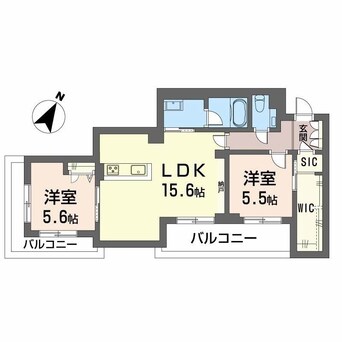 間取図 シャーメゾン　シティ　ルイーレ