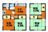平田古屋野様戸建て 4DKの間取り