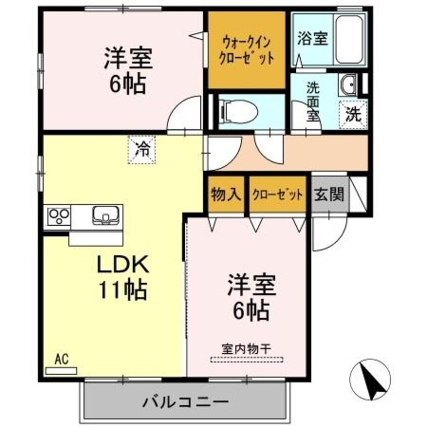 間取図 セジュールT＆E