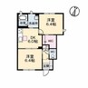 リアン　Ｃ棟 2DKの間取り