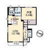 エテルグリーア　Ａ棟 1LDKの間取り