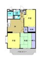 伯備線/総社駅 徒歩16分 2階 築23年 3DKの間取り