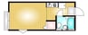 メゾンアルスＢ 1Rの間取り