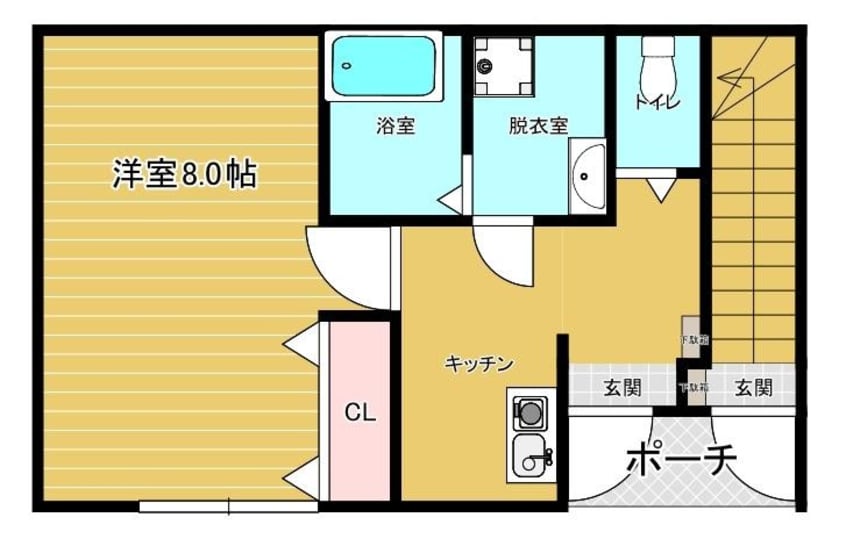 間取図 山陽本線（中国）/倉敷駅 徒歩23分 1階 建築中