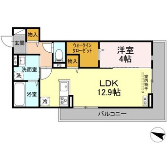 間取図 レジデンス　ハンス