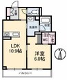 エムズ　グアナファト 1LDKの間取り