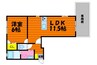 水島臨海鉄道水島本線/福井駅 徒歩3分 1階 築7年 1LDKの間取り