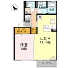 水島臨海鉄道水島本線/三菱自工前駅 徒歩31分 1階 築13年 1LDKの間取り