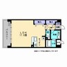 アルティザ倉敷 1Kの間取り