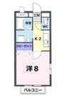山陽本線（中国）/中庄駅 徒歩8分 1階 築23年 1Kの間取り