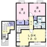 山陽本線（中国）/西阿知駅 徒歩7分 2階 築18年 2LDKの間取り