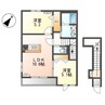 グレイシャス 2LDKの間取り