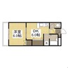 パーク三同 1DKの間取り