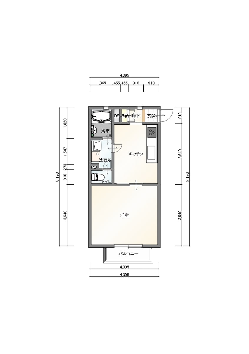 間取図 MINKA東棟
