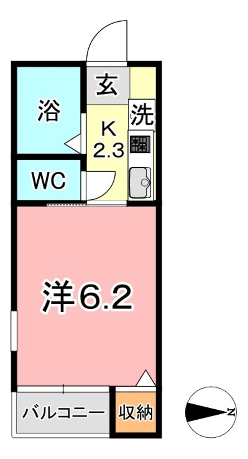 間取図 さんさん館　Ｃ