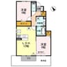 エクセラ　C棟 2LDKの間取り