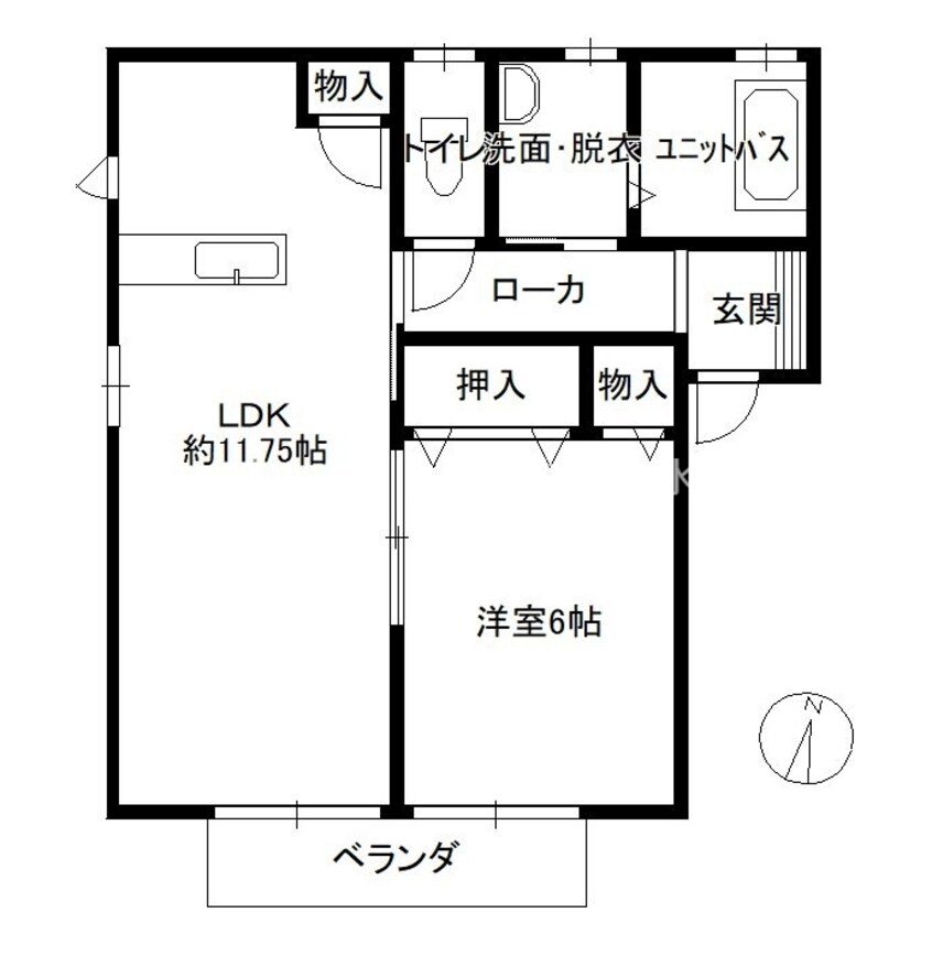 間取図 メゾン倉敷川