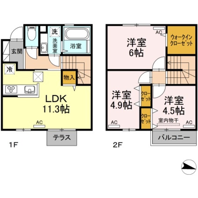 間取図 アリオン上東