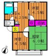 瀬戸大橋線/児島駅 徒歩12分 2階 築35年 3DKの間取り