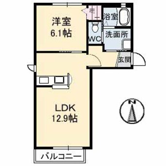 間取図 グラシアス・セゾン　A棟