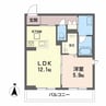サンフェリーチェⅡ 1LDKの間取り