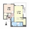 サンフェリーチェⅡ 1LDKの間取り