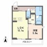 サンフェリーチェⅡ 1LDKの間取り