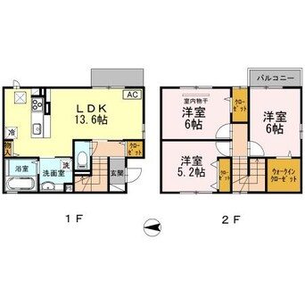 間取図 フルール浜町　Ｂ棟