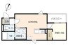 宇野線<宇野みなと線>/妹尾駅 徒歩14分 1階 1年未満 1LDKの間取り