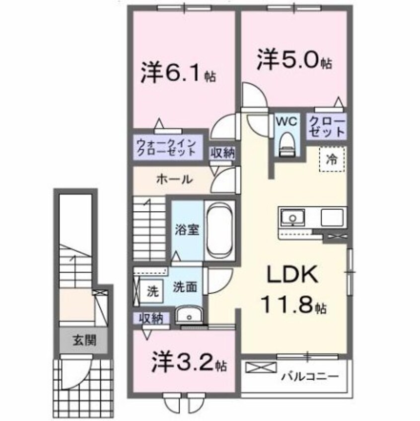 間取図 チェリー　レジデンス