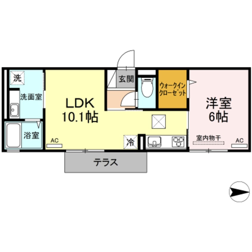 間取図 ベイブランシェ浜町