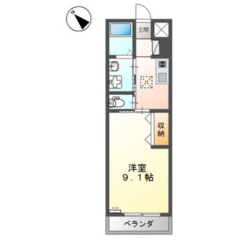 間取図 水島臨海鉄道水島本線/弥生駅 徒歩18分 1階 築7年