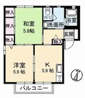サリーレ太陽Ⅱ　B棟の間取図