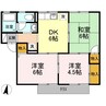 山陽本線（中国）/新倉敷駅 徒歩23分 1階 築28年 3DKの間取り