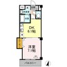 サンヴィレッジ笹沖 1DKの間取り
