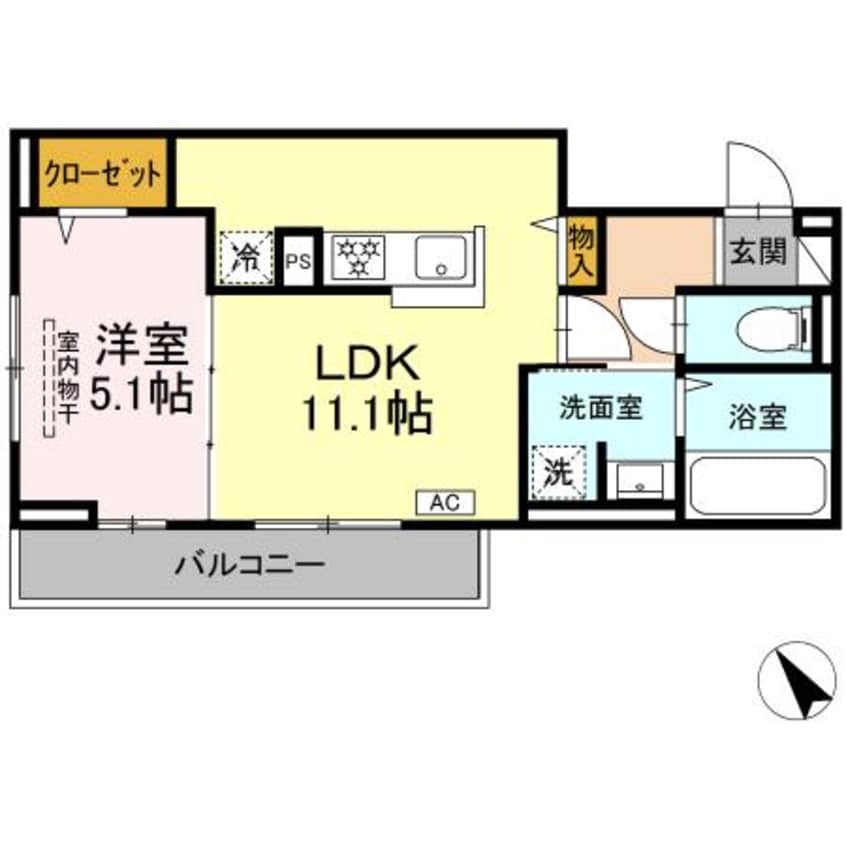 間取図 セイル瀬戸