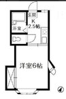 山陽本線（中国）/中庄駅 徒歩27分 2階 築31年 1Kの間取り